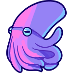 Violet Shiny Squid